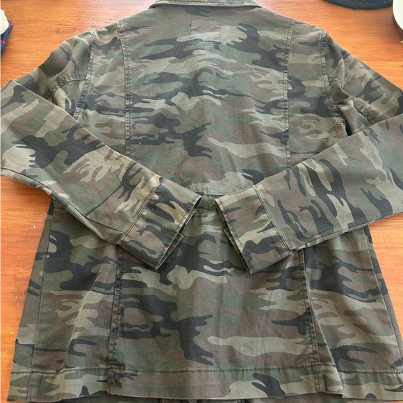 Sanctuary Standard Surplus Jacket Womens Camo Safari Boho Streetwear Zipper SZ S - Picture 2 of 9